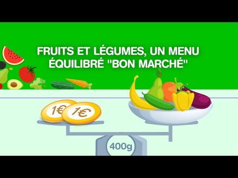 Fruits et légumes : un menu équilibré &quot;bon marché&quot; !