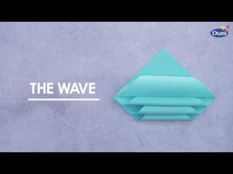 Napkin Folding - Wave