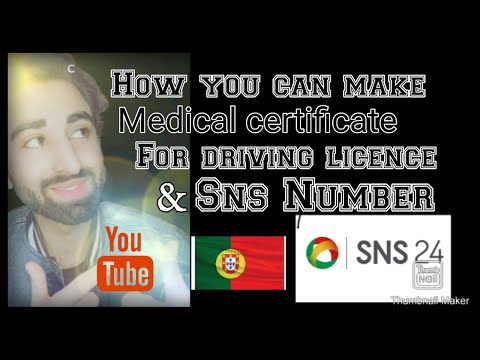 How can you Make medical certificate for driving licence &amp; sns number without having residence card