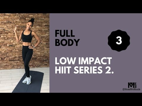 Low Impact Dumbbell Full Body Workout // Low Impact HIIT // Mr and Mrs Muscle | Day 3 (2)