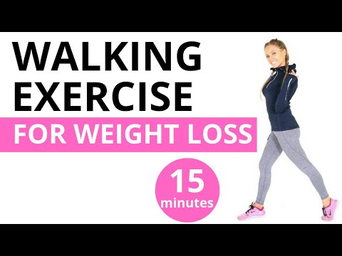 WALK AT HOME - WALKING EXERCISE FOR WEIGHT LOSS - NO EQUIPMENT SUITABLE FOR BEGINNERS