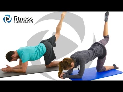 Pilates Abs, Butt and Thigh Workout - Intense Pilates Workout for Lower Body &amp; Core