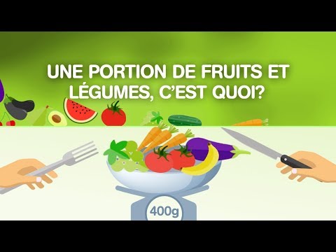Une portion de fruits et légumes, c&#039;est quoi ?