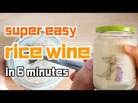 【rice wine】how to make rice wine at home. Super easy!