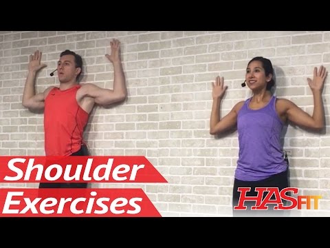 20 Min Shoulder Stretching &amp; Strengthening for Pain Relief - Shoulder Pain Exercises Stretches