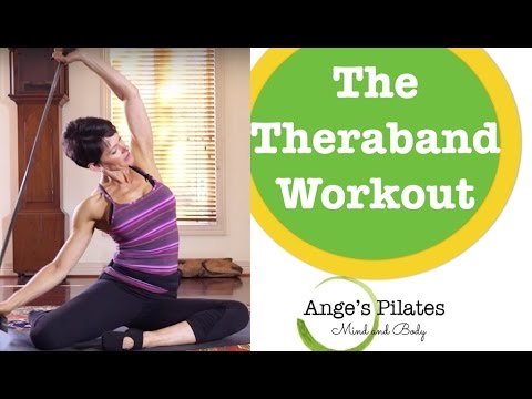 30 Minute Pilates Workout with a Thera-band