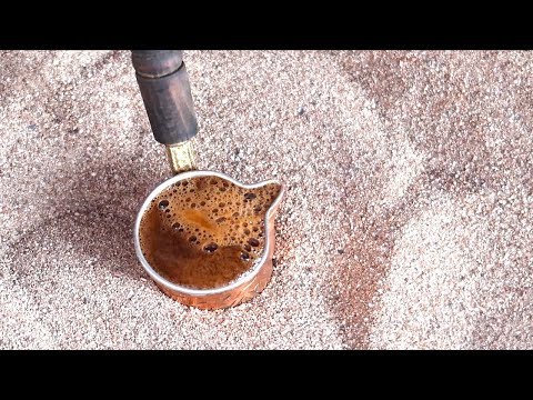 Turkish Sand Coffee - Istanbul Street Food