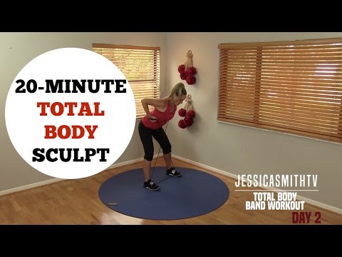 20 Minute Total Body Sculpting Resistance Band Workout for All Levels of Exercise