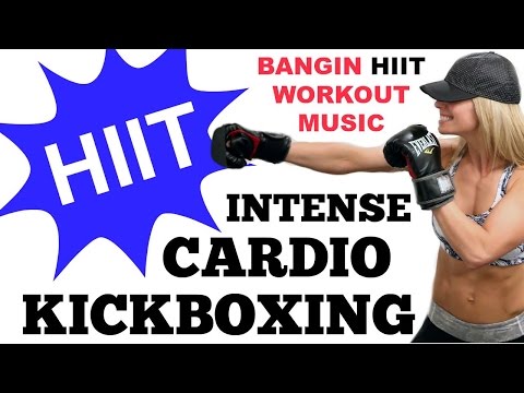 HIIT Cardio Kickboxing Workout Video at home, HIIT Workout, Aerobic Kickboxing HIIT Workout