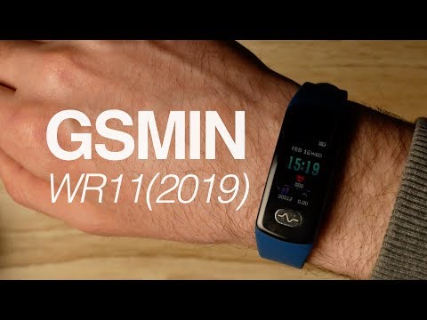 Обзор GSMIN WR11(2019) - фитнес браслет с измерением давления, пульса и ЭКГ