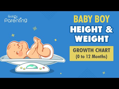 Baby Boy Height &amp; Weight Growth Chart: 0 to 12 Months