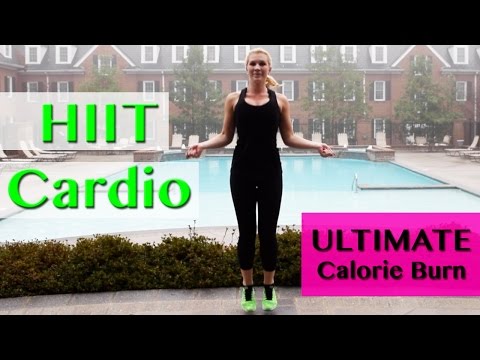 Fat Burning HIIT Cardio Workout - High Intensity Interval Training