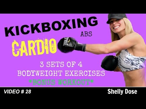 Cardio Kickboxing Workout | 30 Minutes | Bodyweight Exercises BONUS Advanced Workout