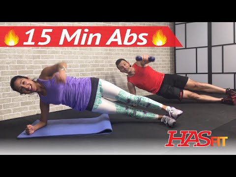 15 Minute Ab Workout - HIIT Abs Workout for Men &amp; Women - 15 Min Abdominal Workout at Home