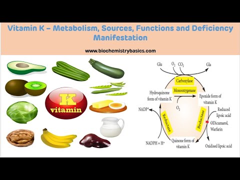 Vitamin K - Structure, Sources, Functions and Deficiency Manifestations || Vitamin K Biochemistry