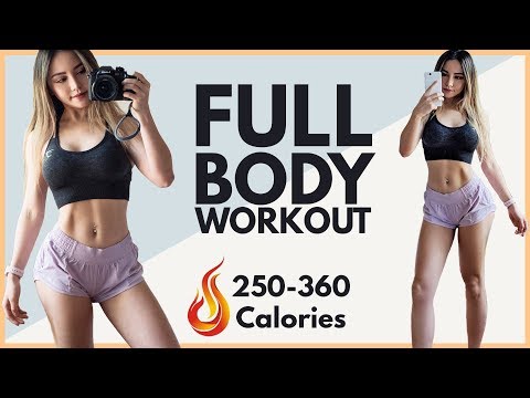 Burn 250-360 Calories &amp; LOSE Love Handles! | Full Body Workout Routine