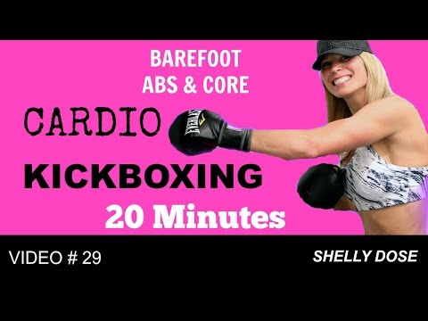 CARDIO KICKBOXING ABS | 20 Minute Cardio Kickboxing | Kickboxing Workout