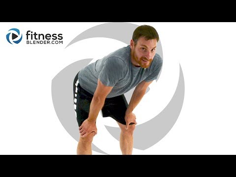 Dynamic Total Body HIIT Cardio and Abs Workout with Warm Up &amp; Cool Down