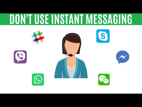 Don&#039;t Use Instant Messaging | Instant Messaging Keeps You Stuck