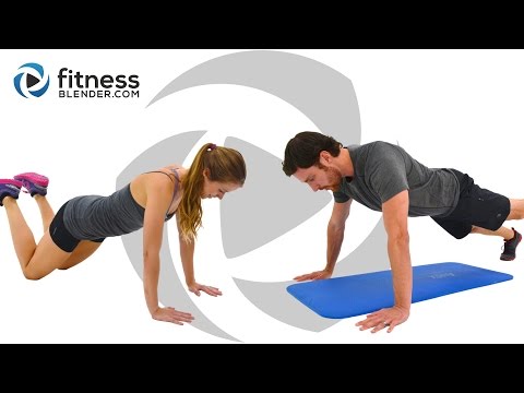 HIIT Cardio, Abs and Yoga Workout - Fun Mashup with Beginner, Intermediate &amp; Advanced Options