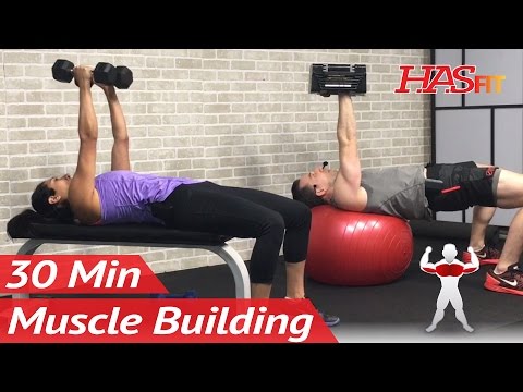 30 Min Chest and Tricep Workout to BUILD MUSCLE Muscle Building Workouts Chest Triceps Bodybuilding