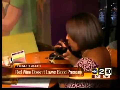 Red wine doesn&#039;t lower blood pressure