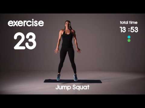 22 minute Inner Thigh and Glute Workout - Strength and Cardio -Level 2 - 60s/30s Intervals