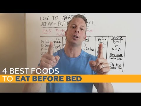 4 BEST Foods to Eat Before Bed