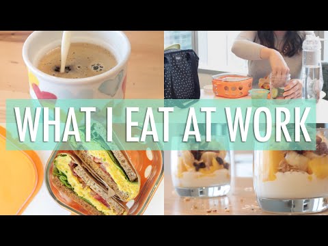 What I Eat In a Day at Work | EASY &amp; Healthy Meals