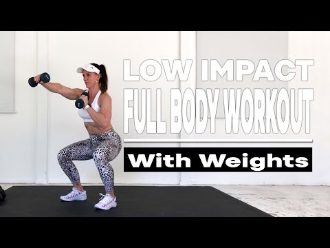 LOW IMPACT FULL BODY WORKOUT (With Weights)