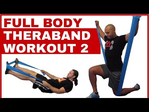 Full body Theraband workout #2