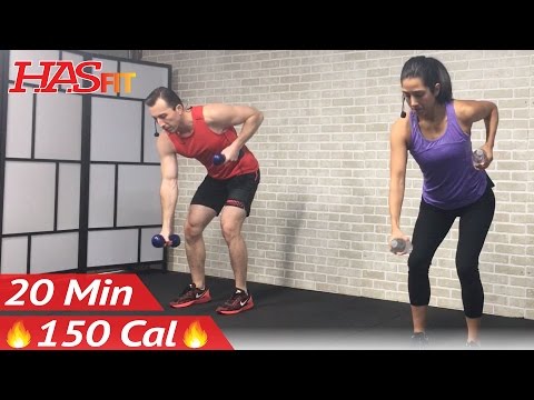 20 Minute Low Impact Cardio Workout for Beginners - Beginner Workout Routine at Home for Women Men