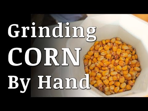 Making Cracked Corn, Corn Grits, and Corn Flour
