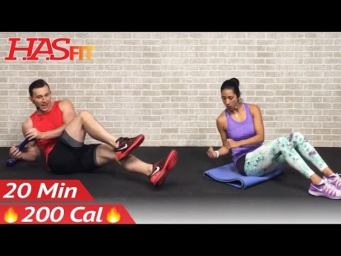 20 Minute Ab Workout for Women &amp; Men - 20 Minute Abs Workout for People Who Get Bored Easily at Home