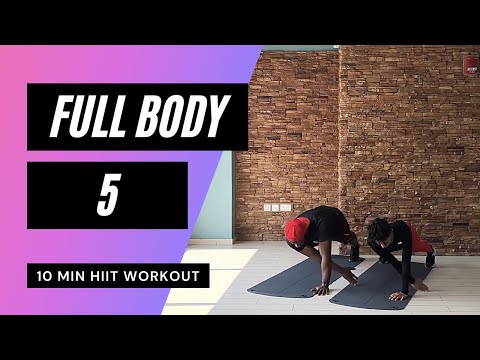 10 MIN FULL BODY WORKOUT / HIIT | MrandMrsMuscle