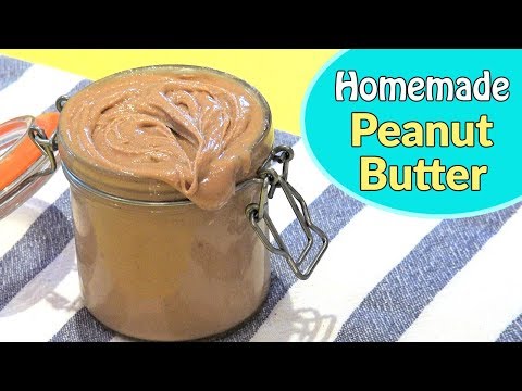 How To Make Peanut Butter - EASY Homemade Peanut Butter