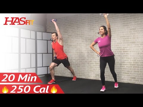 20 Minute Low Impact Cardio Workout for Beginners - Beginner Workout Routine at Home for Women Men