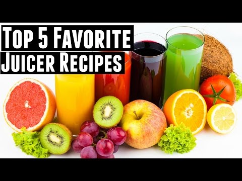 My 5 favorite juicer recipes for ENERGY | Green Juice, Fruit Juice, &amp; Vegetable Juice