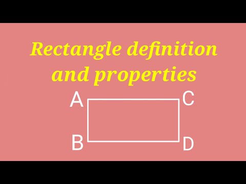 Rectangle definition || rectangle properties || Define rectangle || geometry ||