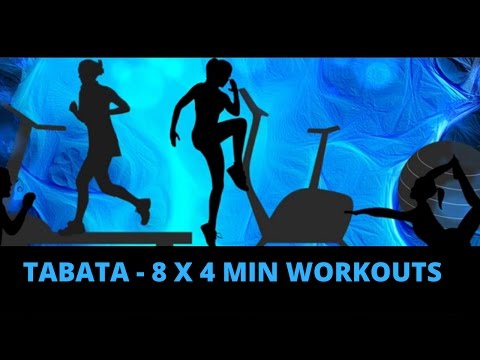Tabata Workout Music - 8 x 4 min (20/10) Workouts - VOICE GUIDED