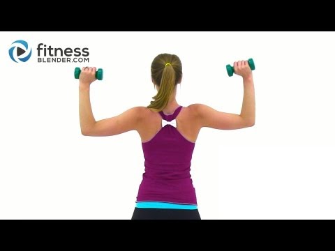 Tank Top Arms Workout - Shoulders, Arms &amp; Upper Back Workout