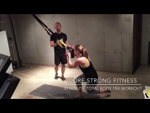 30 minute Full Body TRX Workout Core Strong