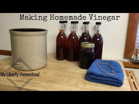 Making Homemade Vinegar From Wine or Juice