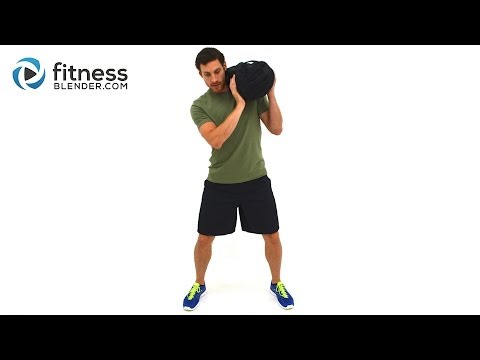 26 Minute Sandbag Workout Video - Total Body Sandbag Training for Fat Burning, Strength &amp; Endurance