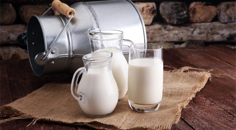 Milk, 1.5% &#8211; calorie content and chemical composition