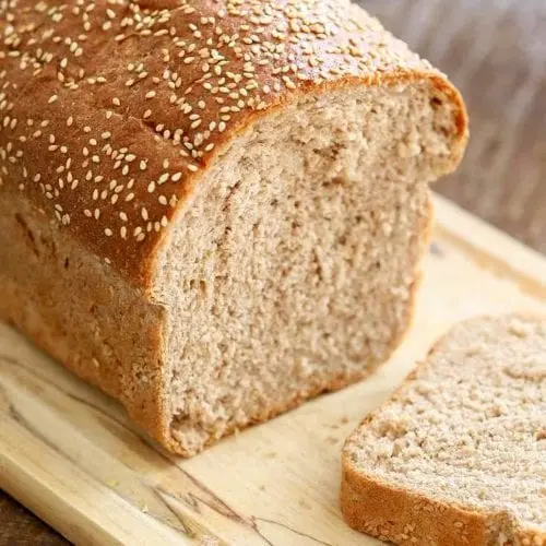 Wheat Bread (wholemeal flour) &#8211; calorie content and chemical composition