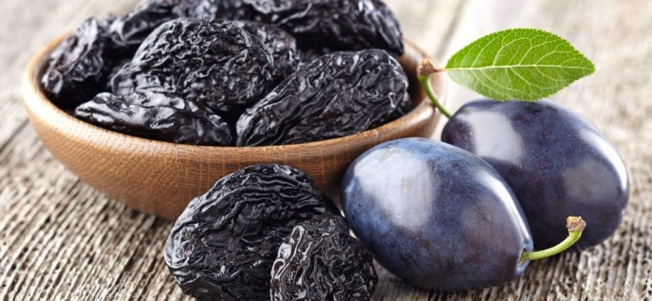 Prune &#8211; calorie content and chemical composition