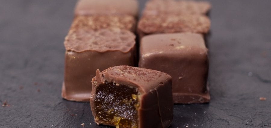 Marmelada v čokoladi - vsebnost kalorij in kemična sestava