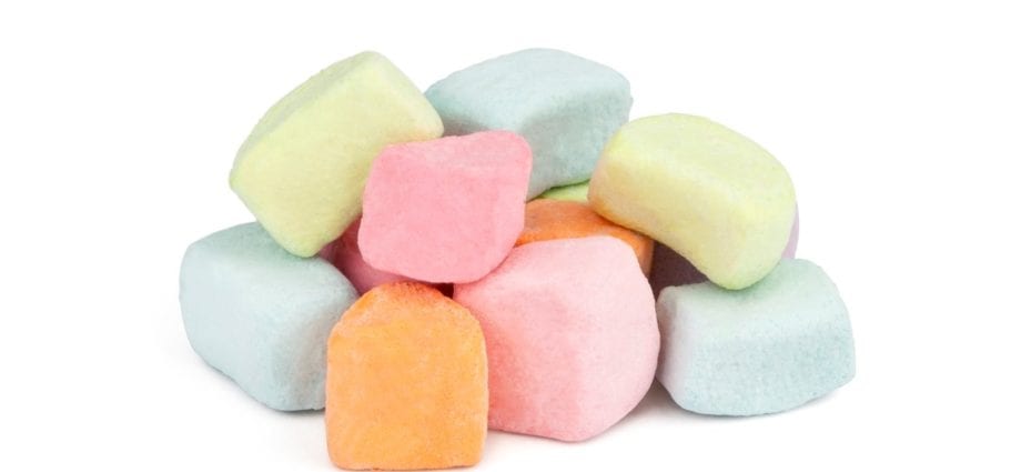 Marshmallow - kandungan kalori dan komposisi kimia