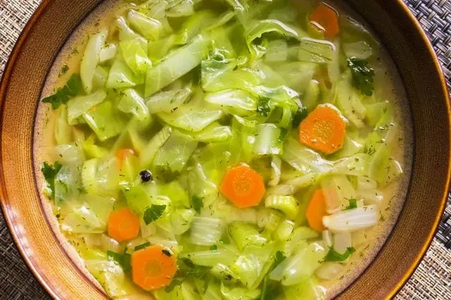 Cabbage Soup &#8211; calorie content and chemical composition